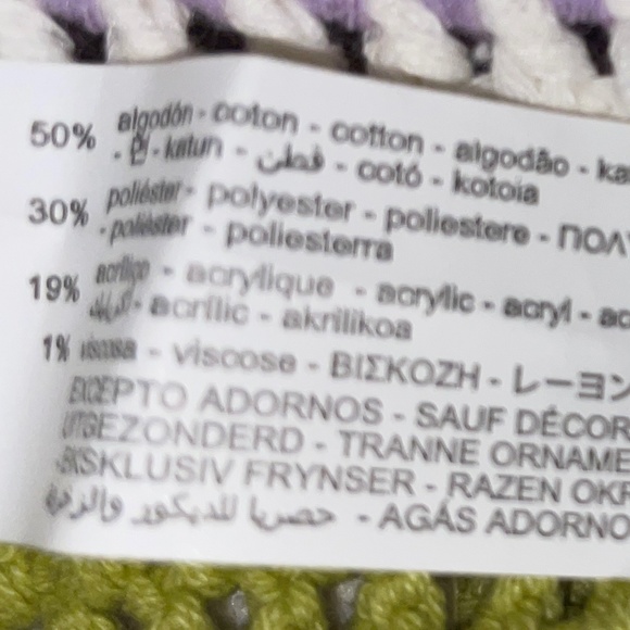 Brand New Multi-Coloured Striped ZARA CROCHETED HALTER TOP - Picture 12 of 13